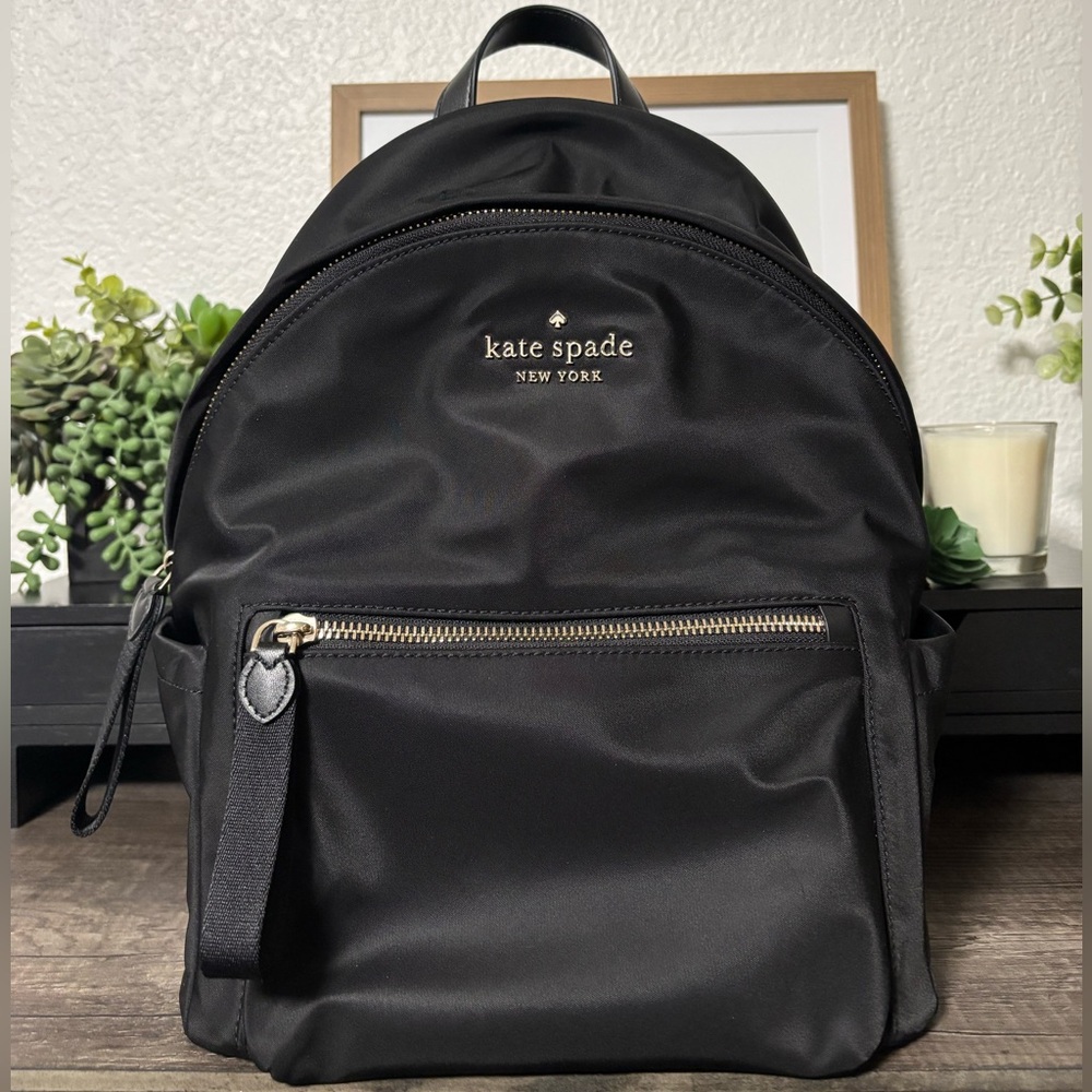 kate spade New York Black Nylon Backpack